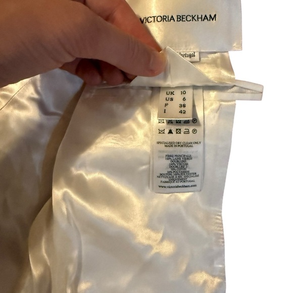 Victoria Beckham Purple Wool-twill blazer Size 6 - Picture 8 of 8